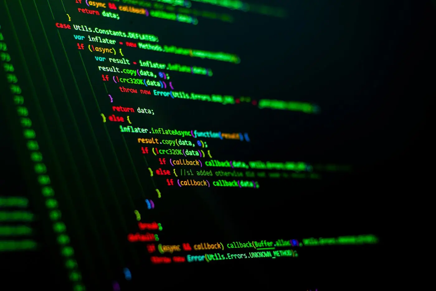 Developer working on e-commerce platform code